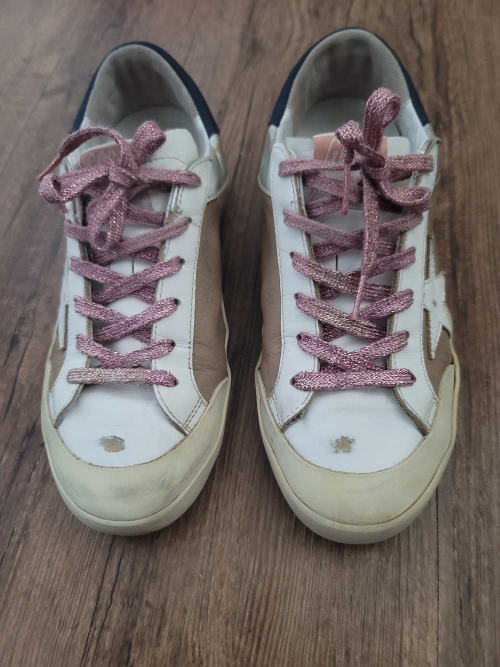 Golden Goose Women's Sneakers with Pink Laces